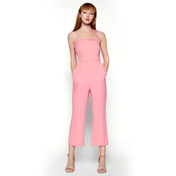 bcbg pink jumpsuit
